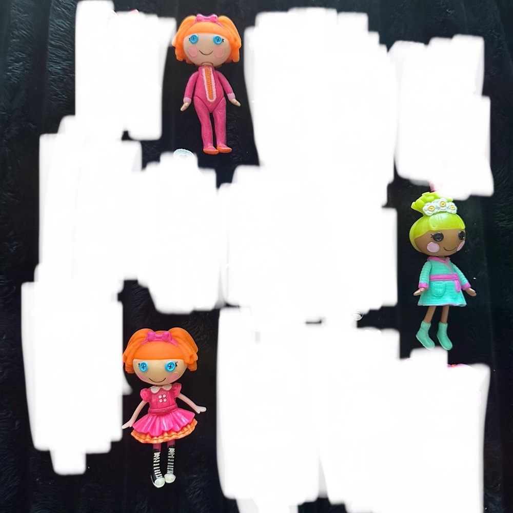 Lalaloopsy mini dolls lot of 3
